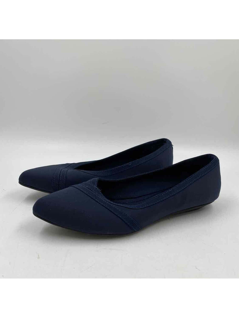 Anne Klein Women's Shoe Size 6 Navy Solid Flats